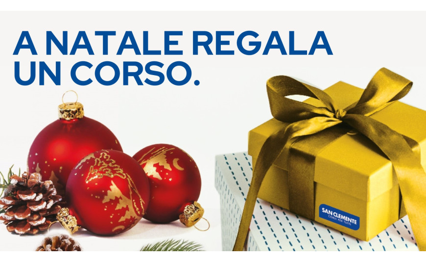 A Natale regala un corso. Nuovi corsi 2025! A Natale regala un corso. Nuovi corsi 2025!