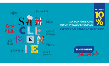 La tua passione ad un prezzo speciale. Dedicato a chi inizia e a chi ritorna. ✨