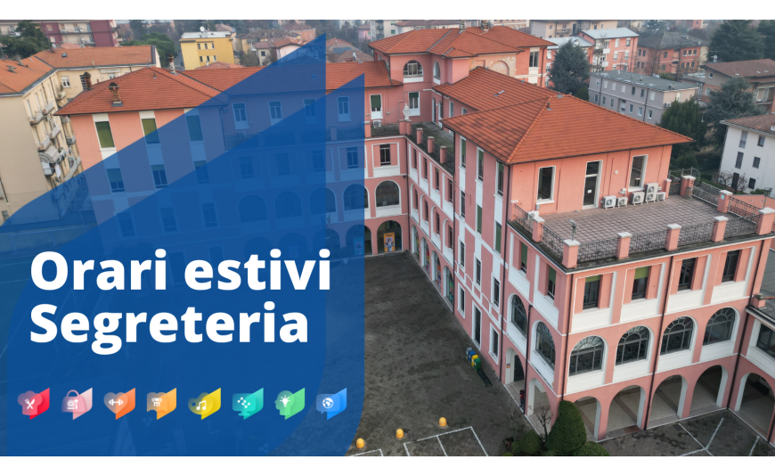 Orari di Segreteria e chiusura per l'estate 2026