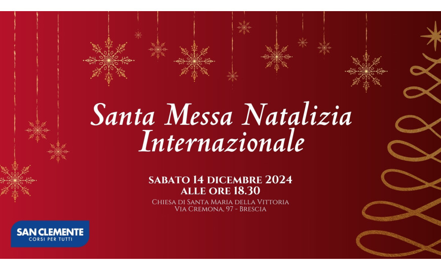 Santa Messa Natalizia Internazionale 2024 Santa Messa Natalizia Internazionale 2024
