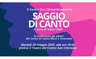 SAGGIO DI CANTO